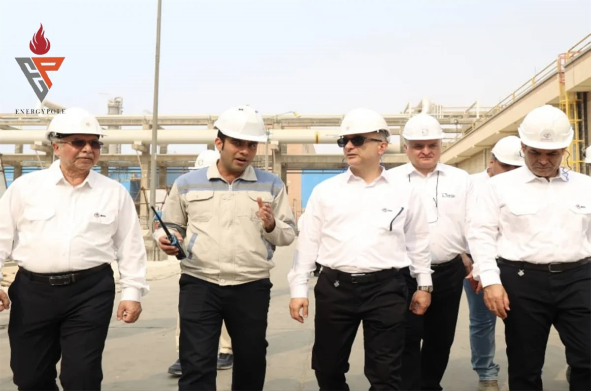 گام های نهایی پیش از افتتاح؛ مدیر عامل شرکت سرمایه گذاری تجاری شستان در بازید از مجتمع پتروشیمی بوشهر