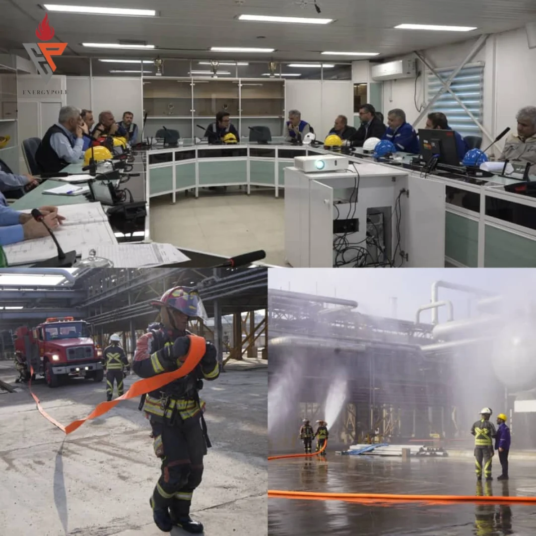 تمرین هماهنگی و تصمیم‌گیری در شرایط اضطراری؛  مانور ترکیبی دور میزی و میدانی در پتروشیمی بندرامام برگزار شد