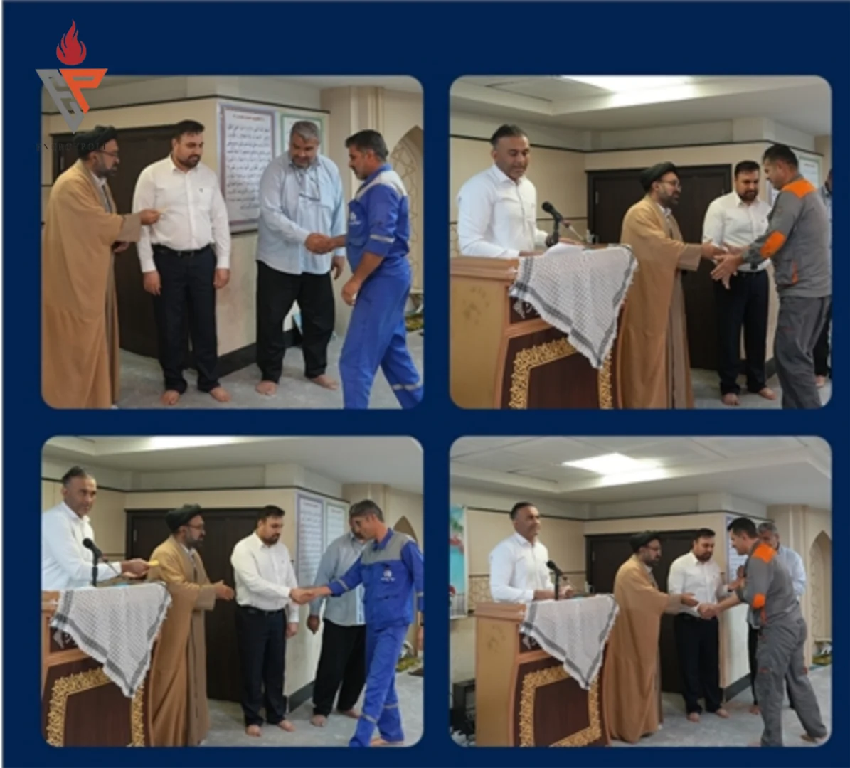 گرامیداشت روز تاسیس بسیج در پتروشیمی مروارید؛ تجلیل از تلاشگران جهادی