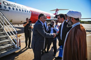 وزیر نفت وارد جزیره خارک شد