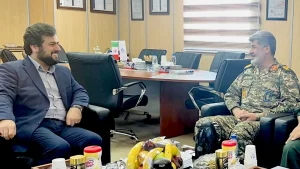  دیدار صمیمی سردار بارگاهی و مدیر عامل پتروشیمی زاگرس