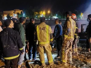 حضور موثر تیم آتش‌نشانی سازمان منطقه ویژه اقتصادی پتروشیمی در مهار آتش‌سوزی در هندیجان