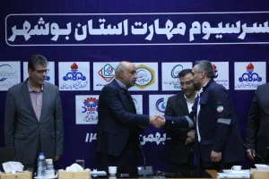  با حضور احمد میدری وزیر تعاون کار و رفاه اجتماعی در پتروشیمی جم کنسرسیوم مهارت استان بوشهر با سرمایه‌گذاری ۲۰۰۰ میلیارد ریال تشکیل شد