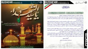 پیام مهندس مهدوی مدیرعامل شرکت پتروشیمی بوشهر به مناسبت فرارسیدن ماه محرم